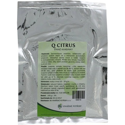 Kvasinky QCITRUS (100g)