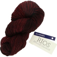 Malabrigo Rios Cumparsita 869 čierno červená