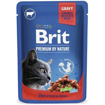 Brit Premium Cat Beef Stew & Peas 100 g