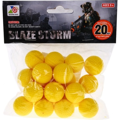 Ramiz Penové guličky pre zbrane Blaze Storm, 20 kusov