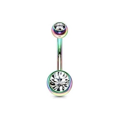 Šperky4U piercing do pupíku banánek BS01034-CAB