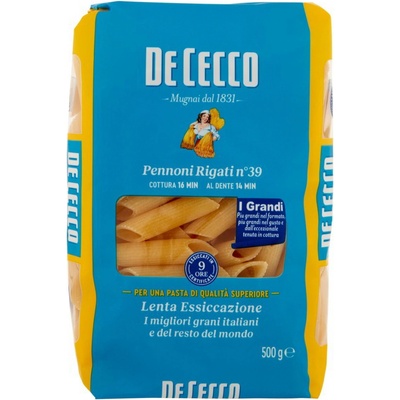 De Cecco Pennoni Rigati No.39 0,5 kg