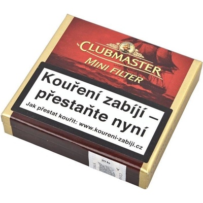 Clubmaster Mini Red Filter 20 ks