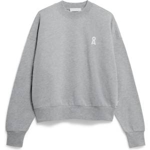 ARMEDANGELS Дамски пуловер Armedangels Women's Iconic Å Alizaa Sweat Jumper - Silver Melange - размер XXL (117-3690-0316)