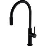 Omnires Кухненски смесител Omnires Switch с 3 посоки, матово черен, за филтрирана вода (SW9057BL)