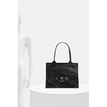 IRO Памучна чанта iro в черно wp46jane (wp46jane)