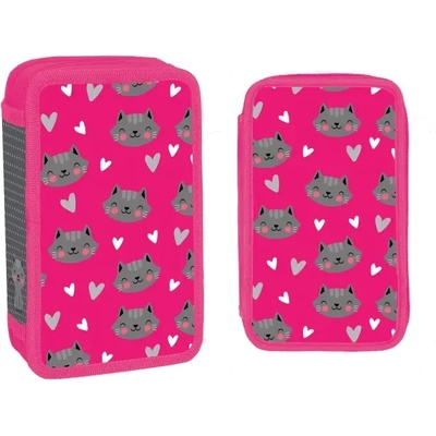 S-Cool Несесер s-cool с 2 ципа, 29 части, kitty