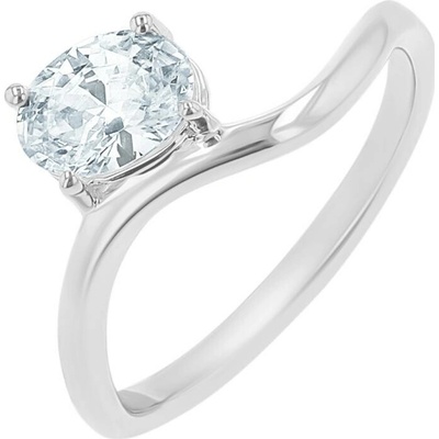 Eppi Zásnubný prsteň s oval lab grown diamantom Carrie RE48793