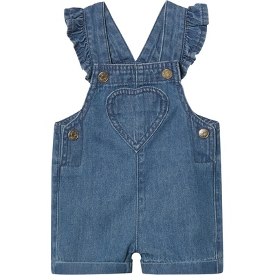 Lupilu Dětské kalhoty s laclem modrá