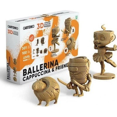 Cartonic 3D PUZZLE BALLERINA CAPPUCCINA & Friends 301 ks