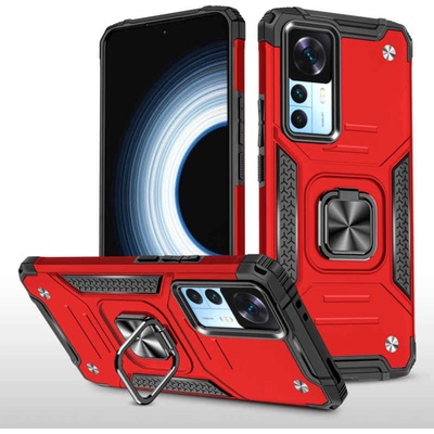 Pouzdro Lenuo Union Armor Xiaomi 12T/12T Pro, červené
