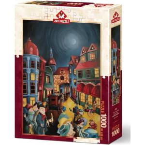 Art Puzzle Пъзел Art Puzzle Вечер в градчето, 1000 части