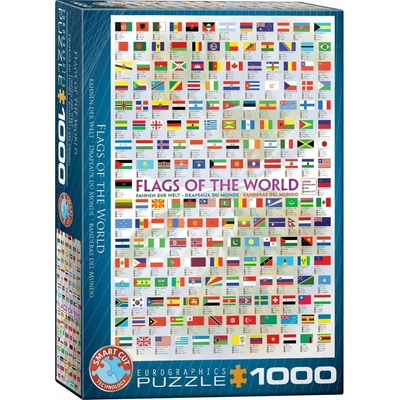 EuroGraphics Vlajky světa 1000 dílků