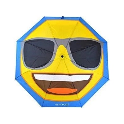 Emoji AutoFold Compact deštník Face Sunglasses