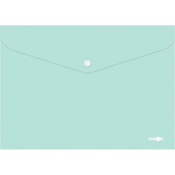Папка джоб с копче Junior А4 Pastel Св зелен (1303078-19-4672G)