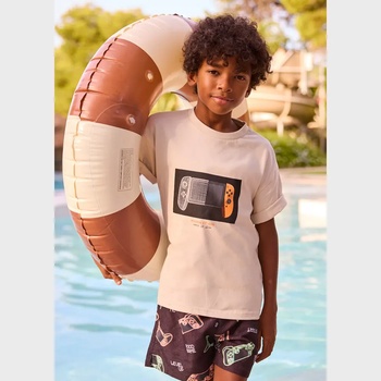 MAYORAL Тениска къс ръкав play в Бежов цвят за момче Mayoral