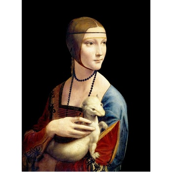 Fedkolor Живопис - репродукция 50x70 cm Lady with an Ermine, Leonardo Da Vinci - Fedkolor (Dama Z Gronostajem - Leonardo Da Vinci_70x50)