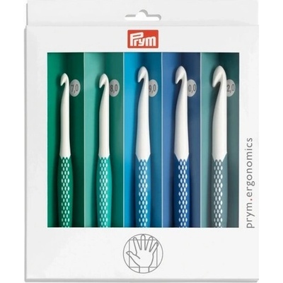 PRYM set ergonomických háčikov 7-12 mm