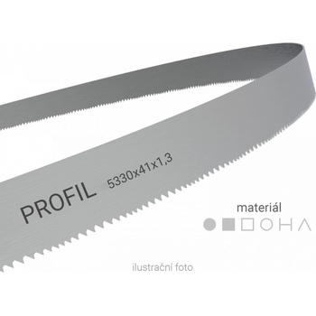 Wikus Pílový pás PROFIL 5330x41x1,3mm pre PMS 460/600 HAD 3-4