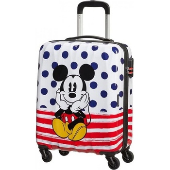 Samsonite AT Спинер на 4 колела Disney Legends 55 см височина и 40 см ширина Mickey Сини точки