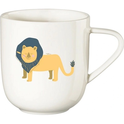 ASA Selection Porcelánový hrnček s uchom KIDS LEO biely 250 ml