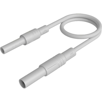Hirschmann Test & Measurement MAL S GG-B 100/2,5 ws bezpečnostní měřicí kabely 4mm bezpečnostní zástrčka 4mm bezpečnostn