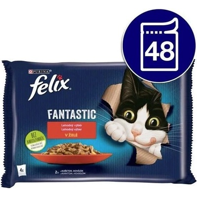 Felix Fantastic králik jahňacie v želé 48 x 85 g