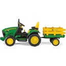 Peg-perego John Deere Ground Force traktor s vlečkou 12V zelená