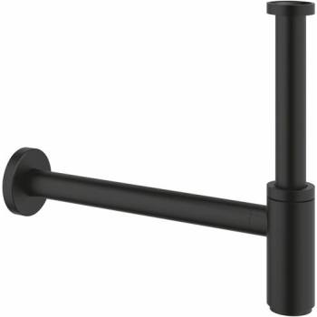 Grohe Profi Kovový umývadlový sifón 5/4", čierny fantóm 29509KF0