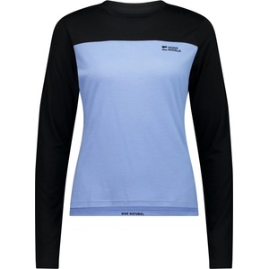 Mons Royale Фланелка с дълъг ръкав за колоездене Mons Royale Women's Diversion Merino Bike Jersey L/S Cycling jersey - Moonstone / Black (156-2457-0912)