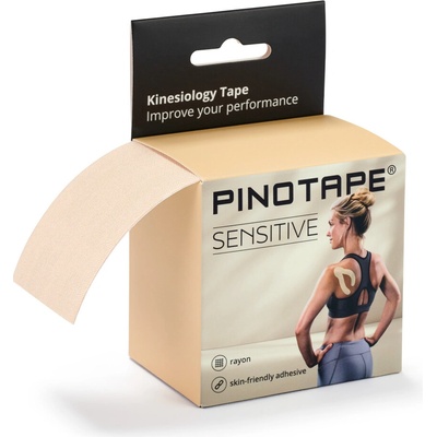Pino Tape Sensitive Kineziologický tejp svetlo béžová 5 cm x 5 m