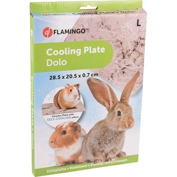 Flamingo Chladiaca podložka hliníková pre hlodavce L 30 x 20 x 0,2 cm
