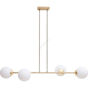 HEXE Пендел FIRA 4xE27/60W/230V златист (HX0266)