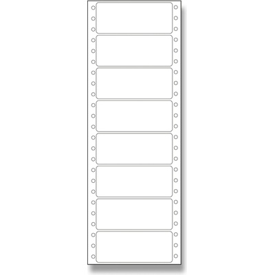 Coveris ETSW089036X1 tabelační etikety 89 x 36,1 mm jednořadé 500 listů bílá