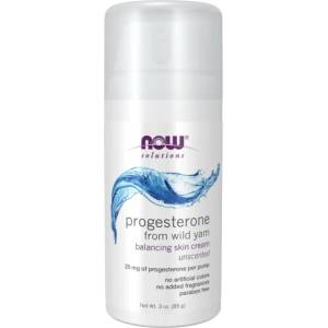 NOW Foods Progesterone Cream from Wild Yam [85 грама] Лосион за тяло