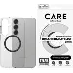 Panzer Калъф CARE - Urban Combat, Galaxy S25 Plus, Black Qi, прозрачен (5715685016912)