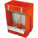 Kerbl 74105 závesné krmítko pre králiky kapacita 3,5 l 2 oddiely pozinkované