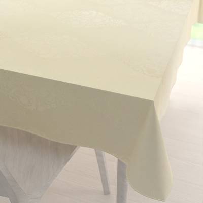 Biante Teflónový obdĺžnikový obrus TF-104 Svetlo vanilkový zámocký vzor 60x100 cm
