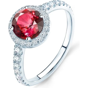 Image 1 of SAVICKI Годежен пръстен This is Love: бяло злато, рубин