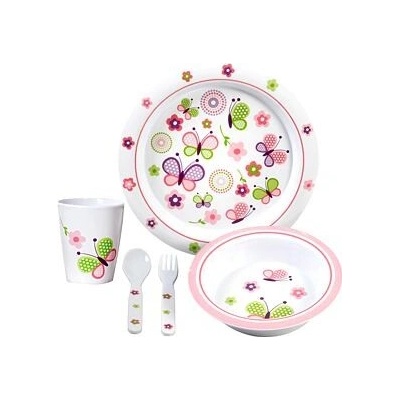 Sada detského riadu Brunner Kids Butterfly 3+ 5 ks 0830073N