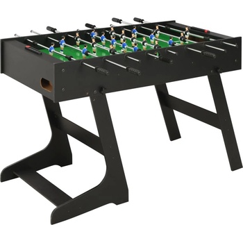 Nábytek XL Skládací stolní fotbal 121 x 61 x 80 cm černý