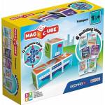 Geomag Комплект магнитни кубчета Geomag - Magicube, Транспортни средства, 7 части (G122) - ozone