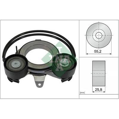 Napinák rebrovaného klinového remeňa Schaeffler INA 534 0910 10