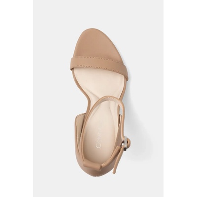 Calvin Klein Сандали Calvin Klein HEEL SANDAL 90 - LTH в бежово HW0HW02337 (HW0HW02337)