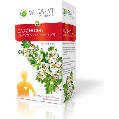 MEGA čaj z hlohu 20 x 1,5 g