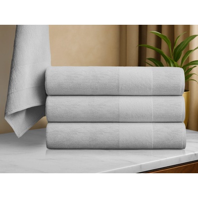 Textilomanie Osuška CARRARA 70 x 140 cm světle šedá – Zboží Mobilmania