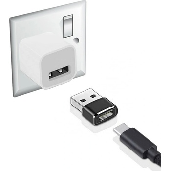 Mako Адаптер Mako от USB-A(м) към USB-C(ж), черен (MAAD0001)