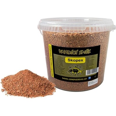 Carp Servis Václavík Vnadící směs kbelík - 5,2 l/skopex/ červená