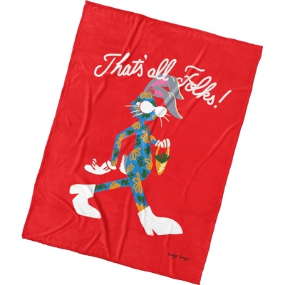 Carbotex Mikroplyš deka Králík Bugs Bunny To Je Vše Přátelá 150x200