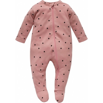 OVERAL PINOKIO SE ZIPEM PUNTÍKY DARK PINK TRES BIEN